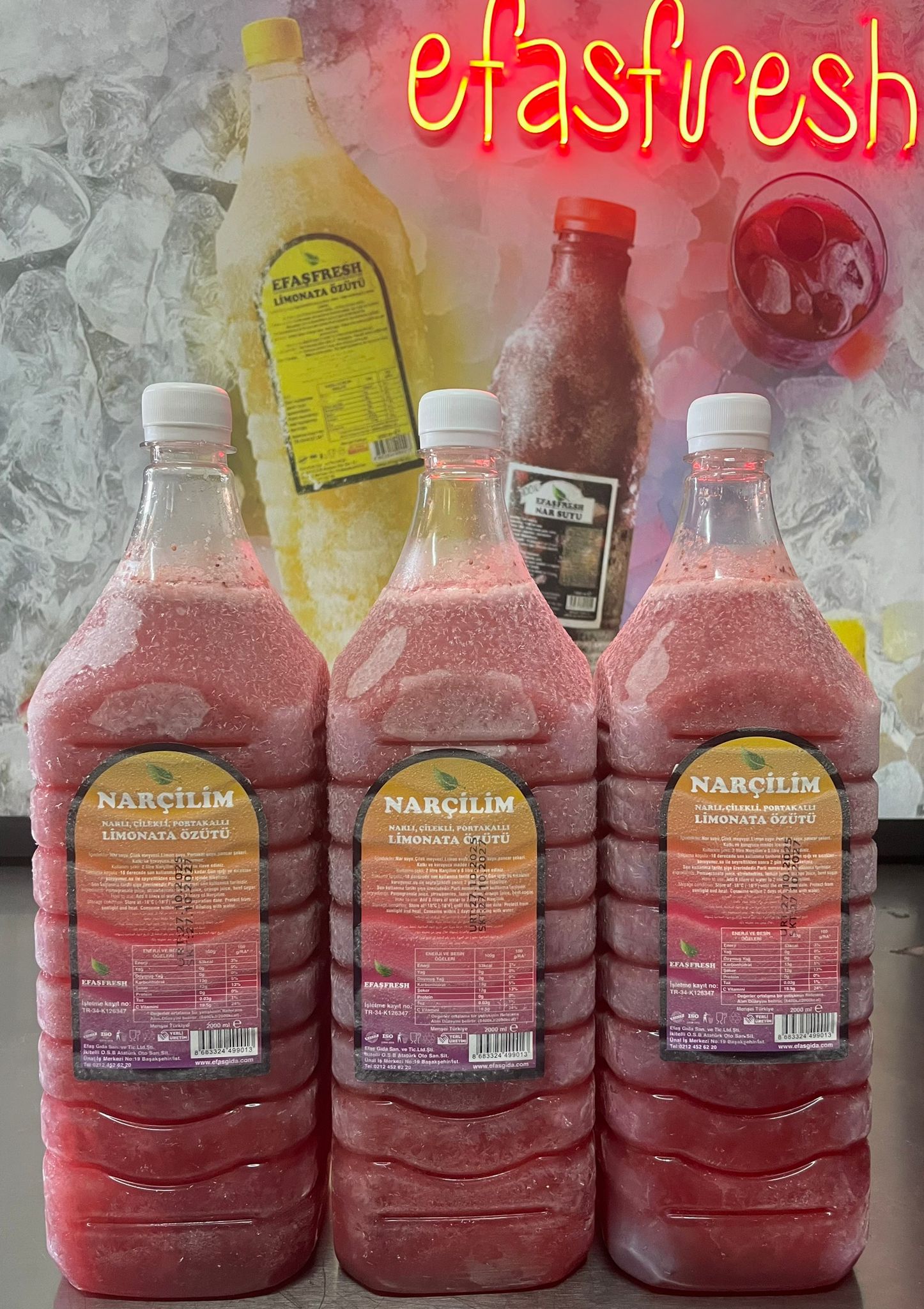 NARÇİLİM (NARLI ÇİLEKLİ LİMONATA ÖZÜTÜ)